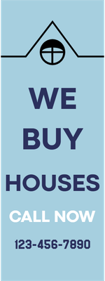 Custom Outdoor Yard Signs Multiple Sizes We Buy Houses
