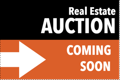 Custom Outdoor Yard Signs Multiple Sizes Real Estate Auction