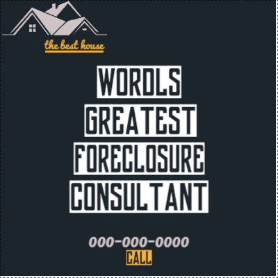 Custom Outdoor Yard Signs Multiple Sizes Foreclosure Consultant