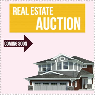 Custom Outdoor Yard Signs Multiple Sizes Real Estate Auction