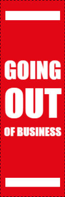 Custom Outdoor Yard Signs Multiple Sizes Going Out Of Business