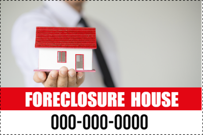 Custom Outdoor Yard Signs Multiple Sizes  Foreclosure House