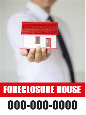 Custom Outdoor Yard Signs Multiple Sizes  Foreclosure House