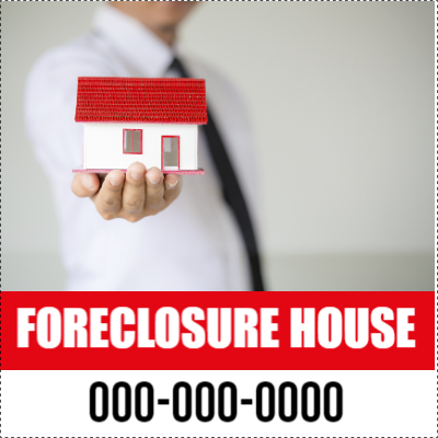 Custom Outdoor Yard Signs Multiple Sizes  Foreclosure House