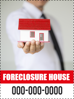 Custom Outdoor Yard Signs Multiple Sizes  Foreclosure House