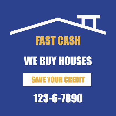 Custom Outdoor Yard Signs Multiple Sizes Save Your Credit