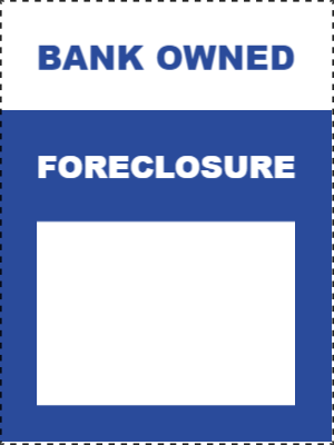 Custom Outdoor Yard Signs Multiple Sizes  Bank Owned