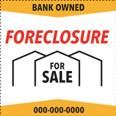 Custom Outdoor Yard Signs Multiple Sizes Foreclosure
