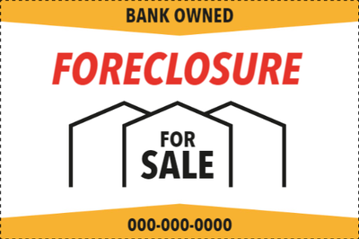Custom Outdoor Yard Signs Multiple Sizes Foreclosure