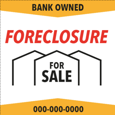 Custom Outdoor Yard Signs Multiple Sizes Foreclosure