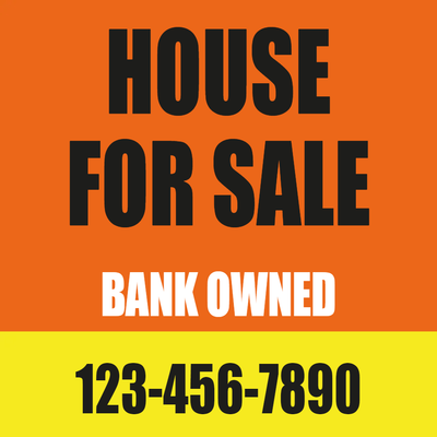 Custom Outdoor Yard Signs Multiple Sizes House For Sale