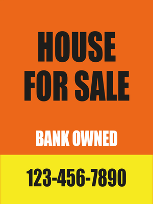 Custom Outdoor Yard Signs Multiple Sizes House For Sale