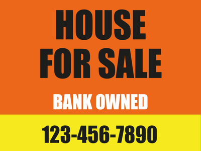 Custom Outdoor Yard Signs Multiple Sizes House For Sale