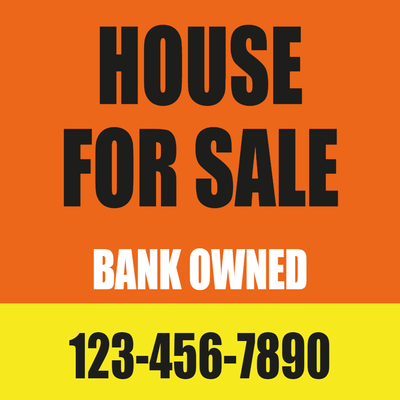 Custom Outdoor Yard Signs Multiple Sizes House For Sale