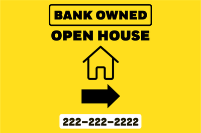 Custom Outdoor Yard Signs Multiple Sizes Open House
