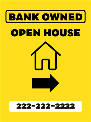 Custom Outdoor Yard Signs Multiple Sizes Open House