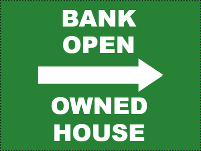 Custom Outdoor Yard Signs Multiple Sizes Bank Open