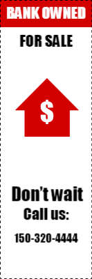 Custom Outdoor Yard Signs Multiple Sizes Bank Owned