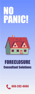 Custom Outdoor Yard Signs Multiple Sizes Notice of Foreclosure