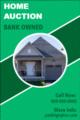 Custom Outdoor Yard Signs Multiple Sizes Home Auction