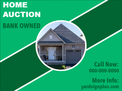 Custom Outdoor Yard Signs Multiple Sizes Home Auction