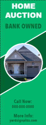 Custom Outdoor Yard Signs Multiple Sizes Home Auction