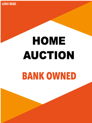 Custom Outdoor Yard Signs Multiple Sizes Home Auction
