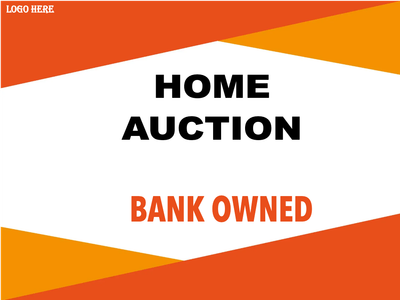 Custom Outdoor Yard Signs Multiple Sizes Home Auction