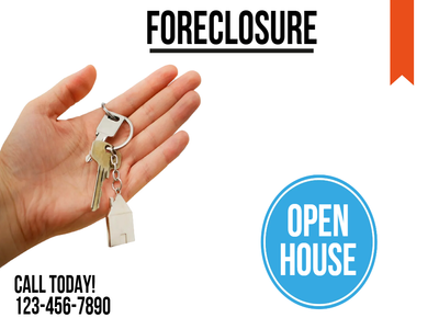 Custom Outdoor Yard Signs Multiple Sizes Foreclosure Open House