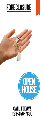 Custom Outdoor Yard Signs Multiple Sizes Foreclosure Open House