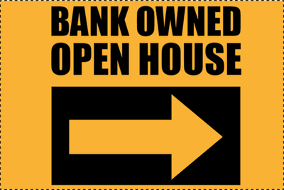 Custom Outdoor Yard Signs Multiple Sizes Bank Owned House