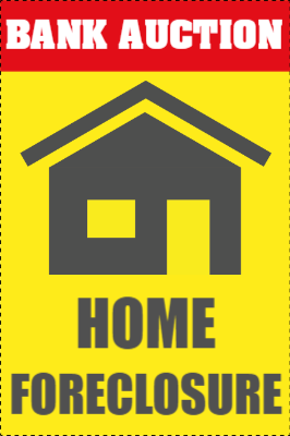 Custom Outdoor Yard Signs Multiple Sizes Bank Auction