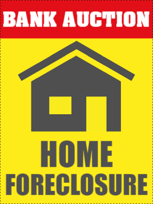 Custom Outdoor Yard Signs Multiple Sizes Bank Auction
