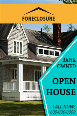 Custom Outdoor Yard Signs Multiple Sizes Bank Owned House