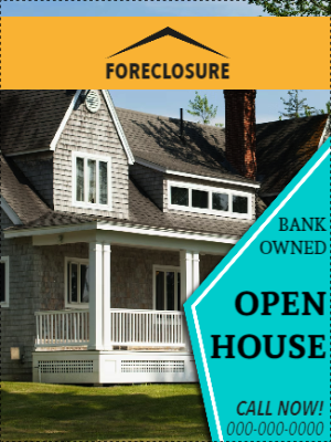 Custom Outdoor Yard Signs Multiple Sizes Bank Owned House