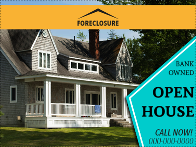 Custom Outdoor Yard Signs Multiple Sizes Bank Owned House