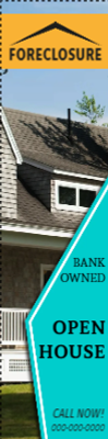 Custom Outdoor Yard Signs Multiple Sizes Bank Owned House