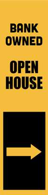 Custom Outdoor Yard Signs Multiple Sizes Bank Owned House