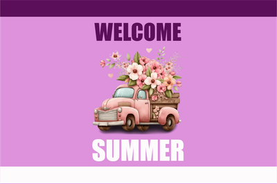 Custom Outdoor Yard Signs Multiple Sizes Welcome Summer