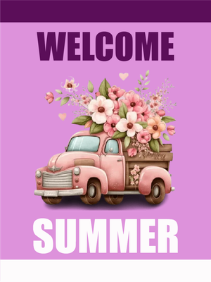 Custom Outdoor Yard Signs Multiple Sizes Welcome Summer
