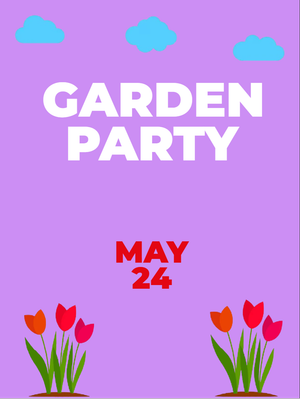 Custom Outdoor Yard Signs Multiple Sizes Garden Party