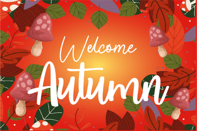 Custom Outdoor Yard Signs Multiple Sizes Welcome Autumn