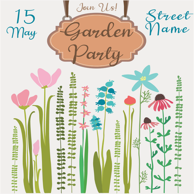 Custom Outdoor Yard Signs Multiple Sizes Garden Party