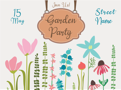 Custom Outdoor Yard Signs Multiple Sizes Garden Party