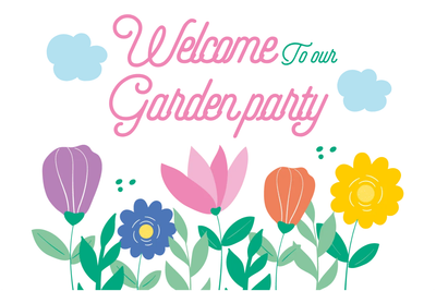 Custom Outdoor Yard Signs Multiple Sizes Garden Party