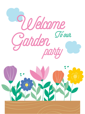 Custom Outdoor Yard Signs Multiple Sizes Garden Party