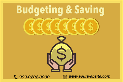 Custom Outdoor Yard Signs Multiple Sizes Budgeting & Saving Dollars