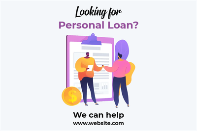 Custom Outdoor Yard Signs Multiple Sizes Looking for Personal Loan