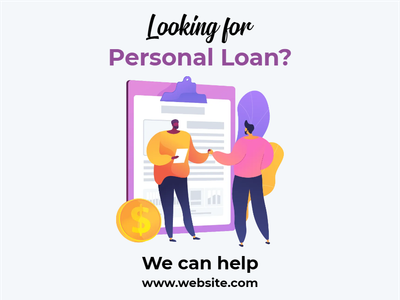 Custom Outdoor Yard Signs Multiple Sizes Looking for Personal Loan