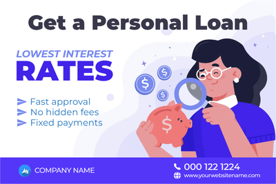 Custom Outdoor Yard Signs Multiple Sizes Get A Personal Loan Today